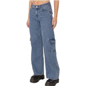 Edikted Low-Rise Cargo Jeans